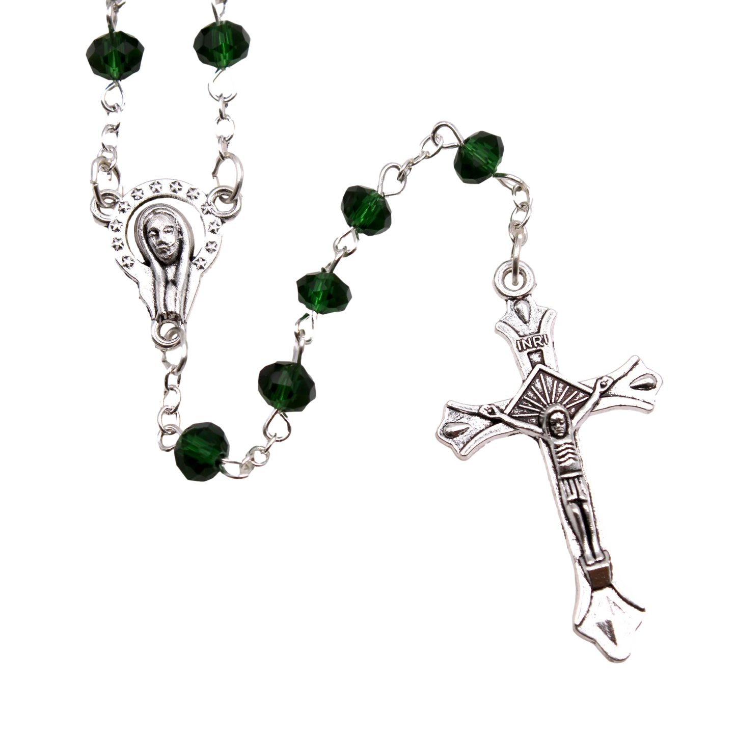 6 mm Glass Bead Rosary (Color Variants)
