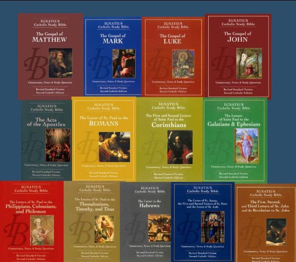 Ignatius Catholic Study Bible: Individual Booklets - by Scott Hahn and Curtis Mitch
