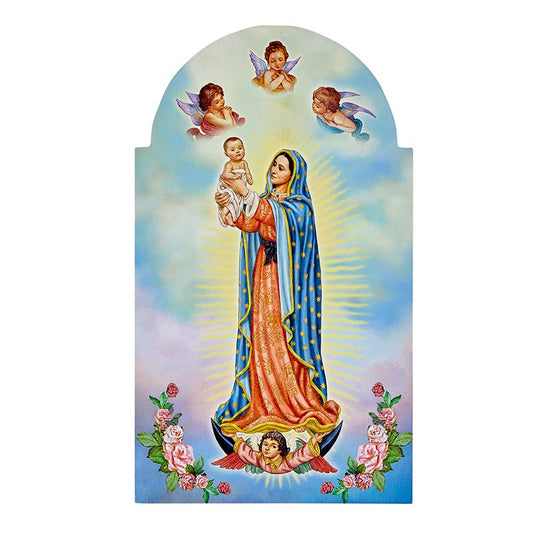 Our Lady Of Guadalupe Pro-Life Wood Plaque