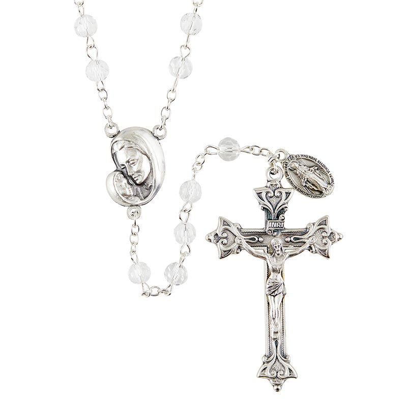 Mother's Embrace Rosary - Crystal Beads