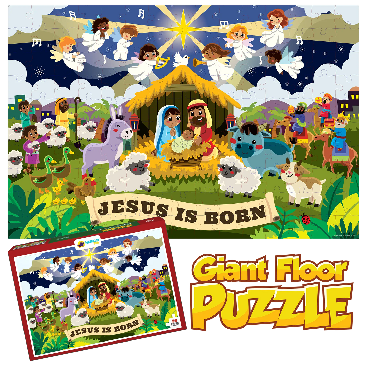 Jesus is Born - 150-Piece Giant Floor Puzzle