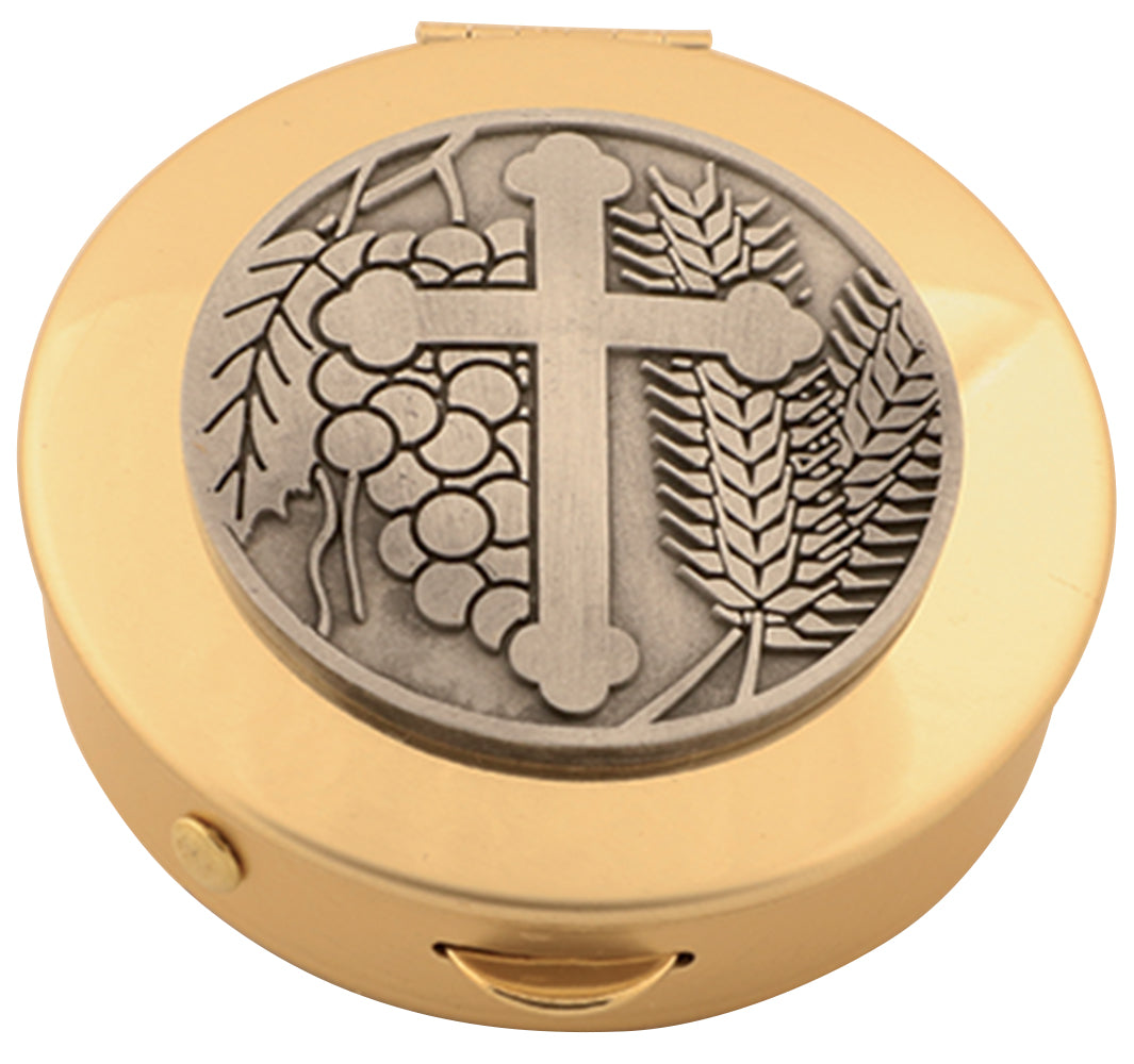 Brass 25 host Pyx