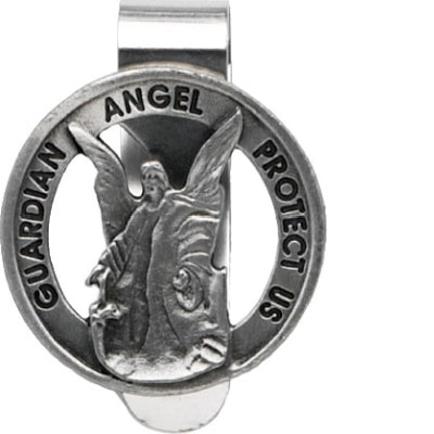 Guardian Angel Protect Us Visor Clip