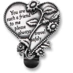 Heart Shaped Visor Clips - Assorted Styles