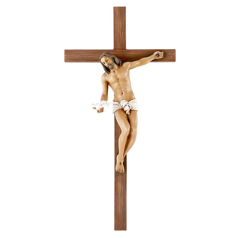 Gift Of The Spirit Wall Crucifix In Color