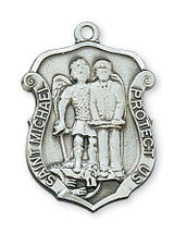 St. Michael Policemen's Badge Necklace