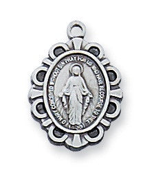 Sterling Silver Miraculous Medal