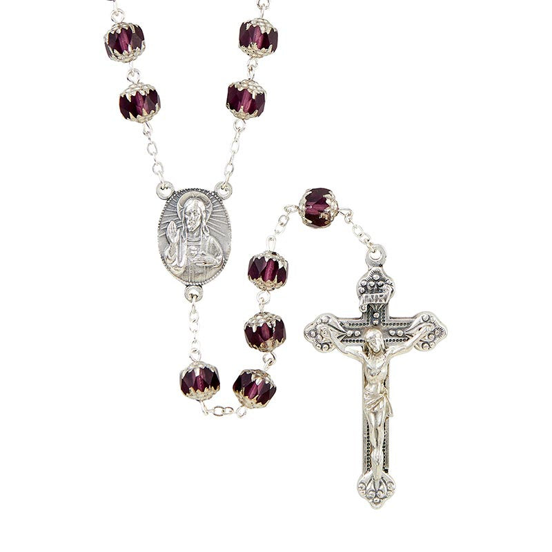 La Verna Amethyst Rosary