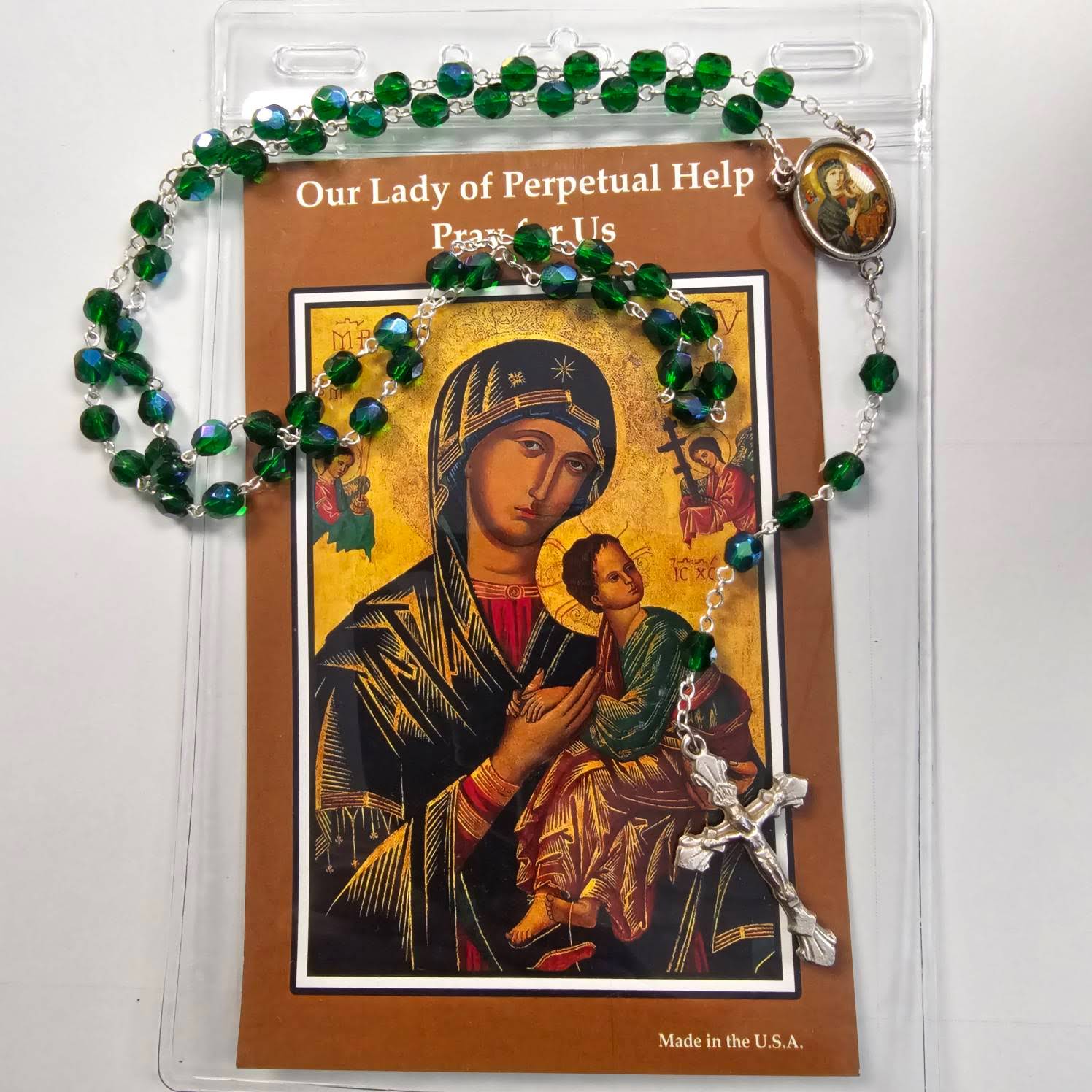 Our Lady of Perpetual Help Rosary with Prayer Card – St. Anthony's ...