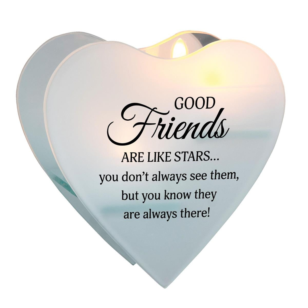 "Good Friends" Tealight Wall Plaque