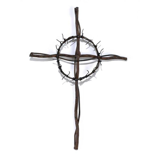 Crown Of Thorns Metal Wall Cross