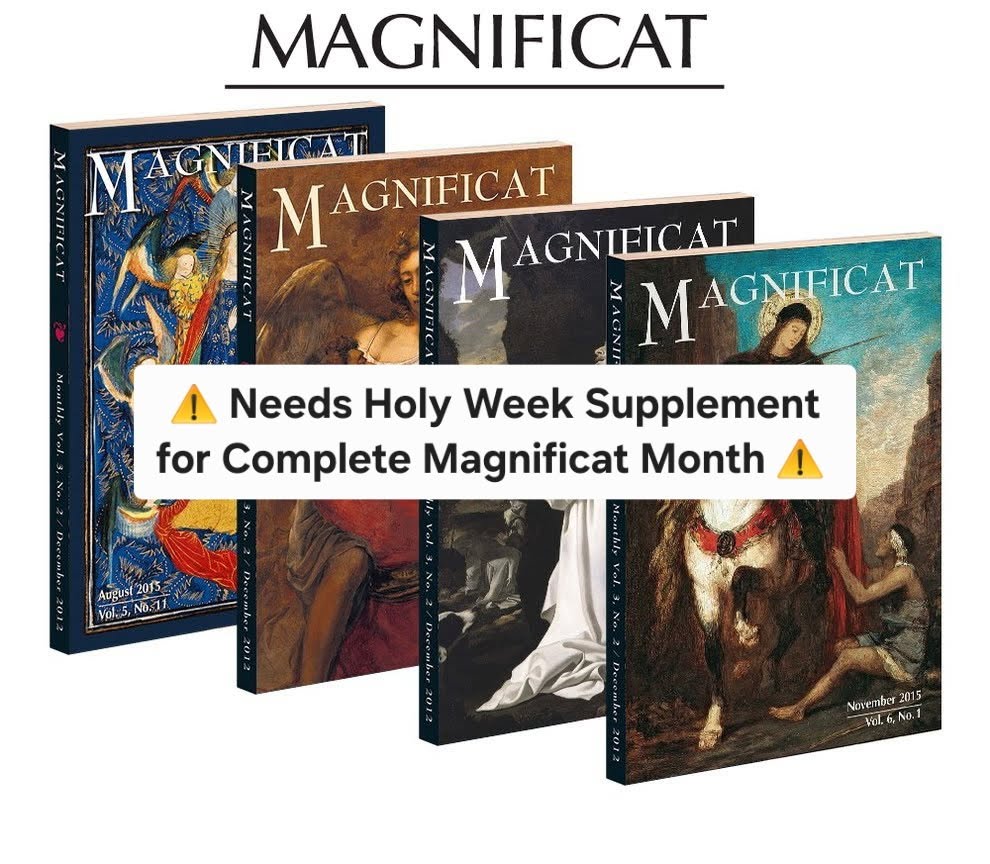 Magnificat: Monthly and Seasonal Mass Booklet - English or Spanish