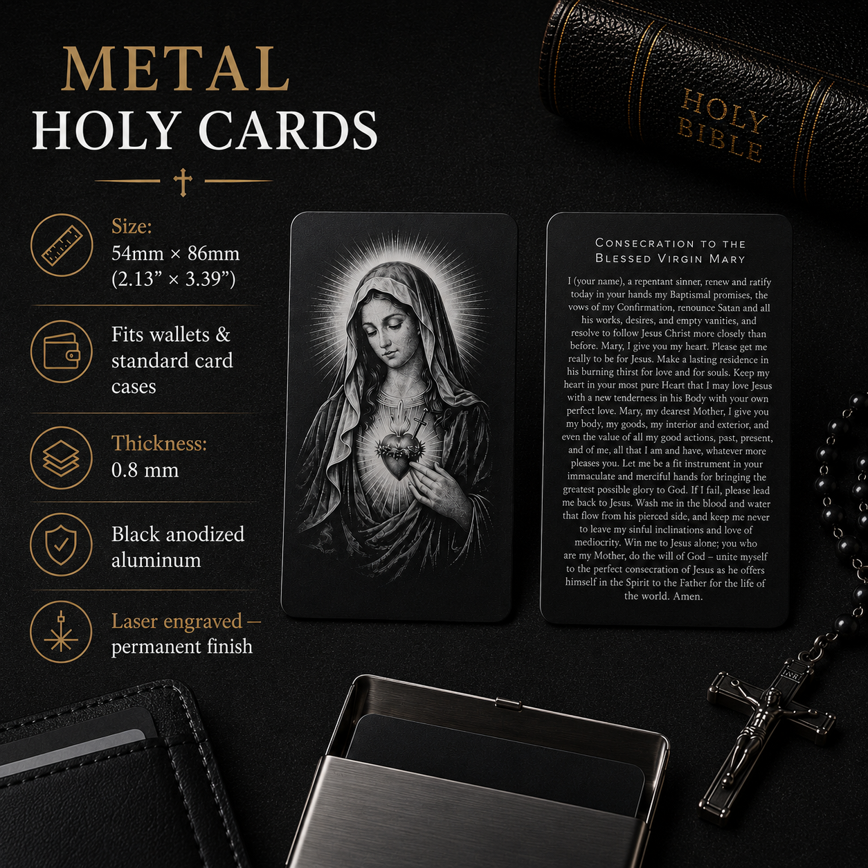 Customizable Catholic Father Gift Box Set