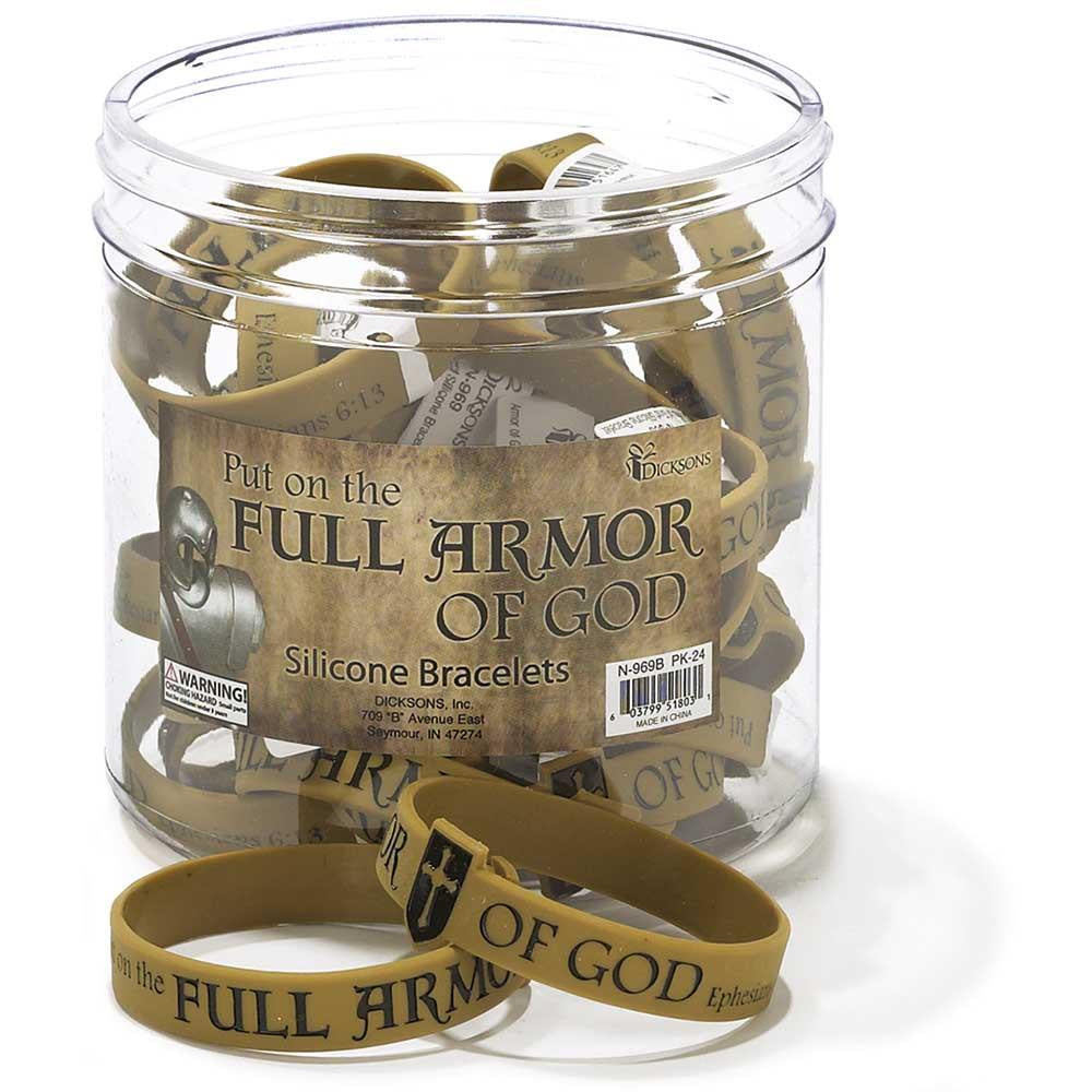 "Full Armor Of God" Silicone Bracelets