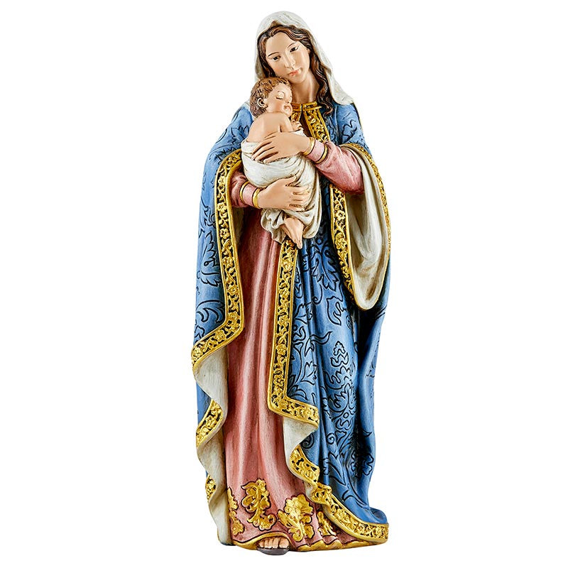 8" Madonna and Child Statue