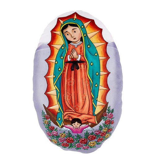 Our Lady of Guadalupe, Oval Plush Pillow