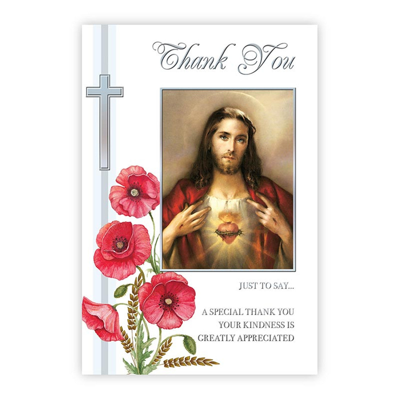 Thank You, Sacred Heart - Greeting Card