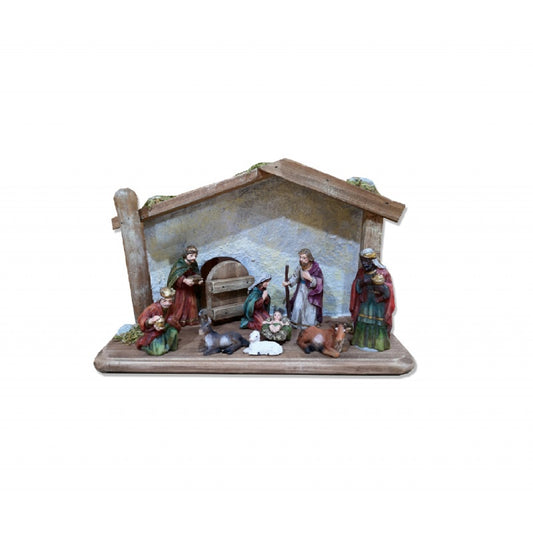 Nativity Scene with Stable