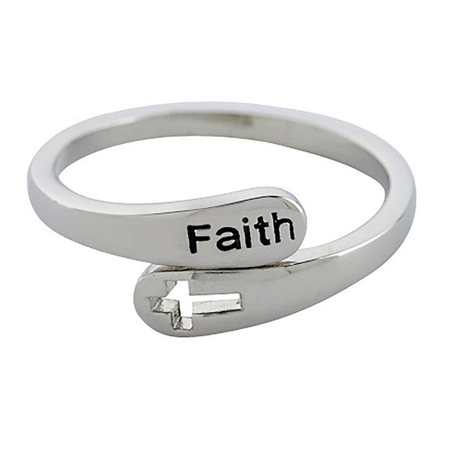 Kingdom Wrapped Ring - Blessed, Jesus or Faith