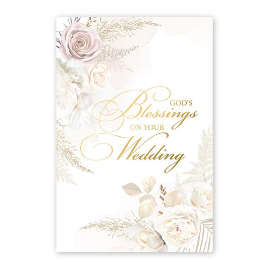 " God's Blessings On Your Wedding " Greeting Card