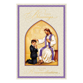 First Penance, Reconciliation - Greeting Card
