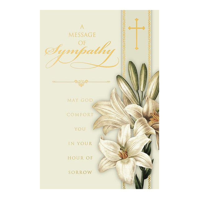 A Message of Sympathy Greeting Card