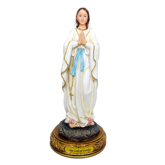 11" Our Lady of Lourdes Statue