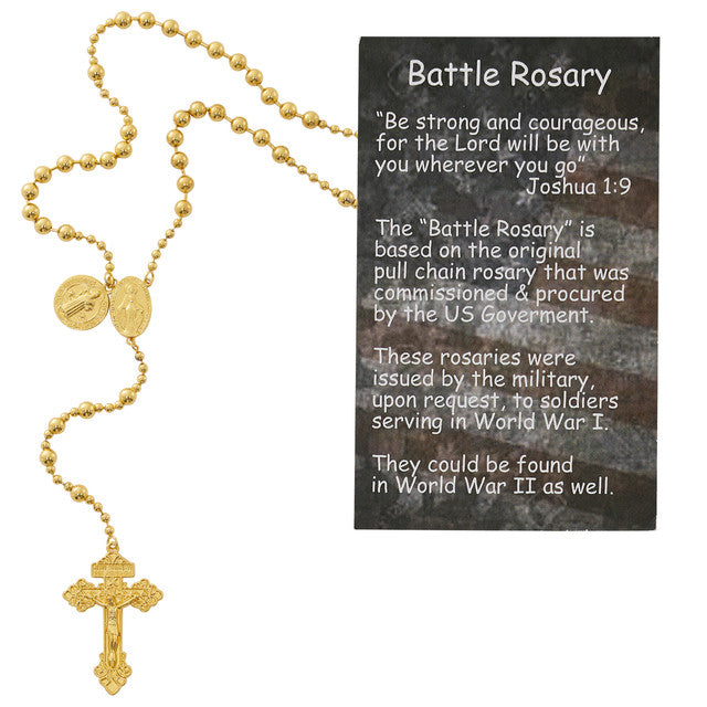 Battle Rosary with Prayer Card