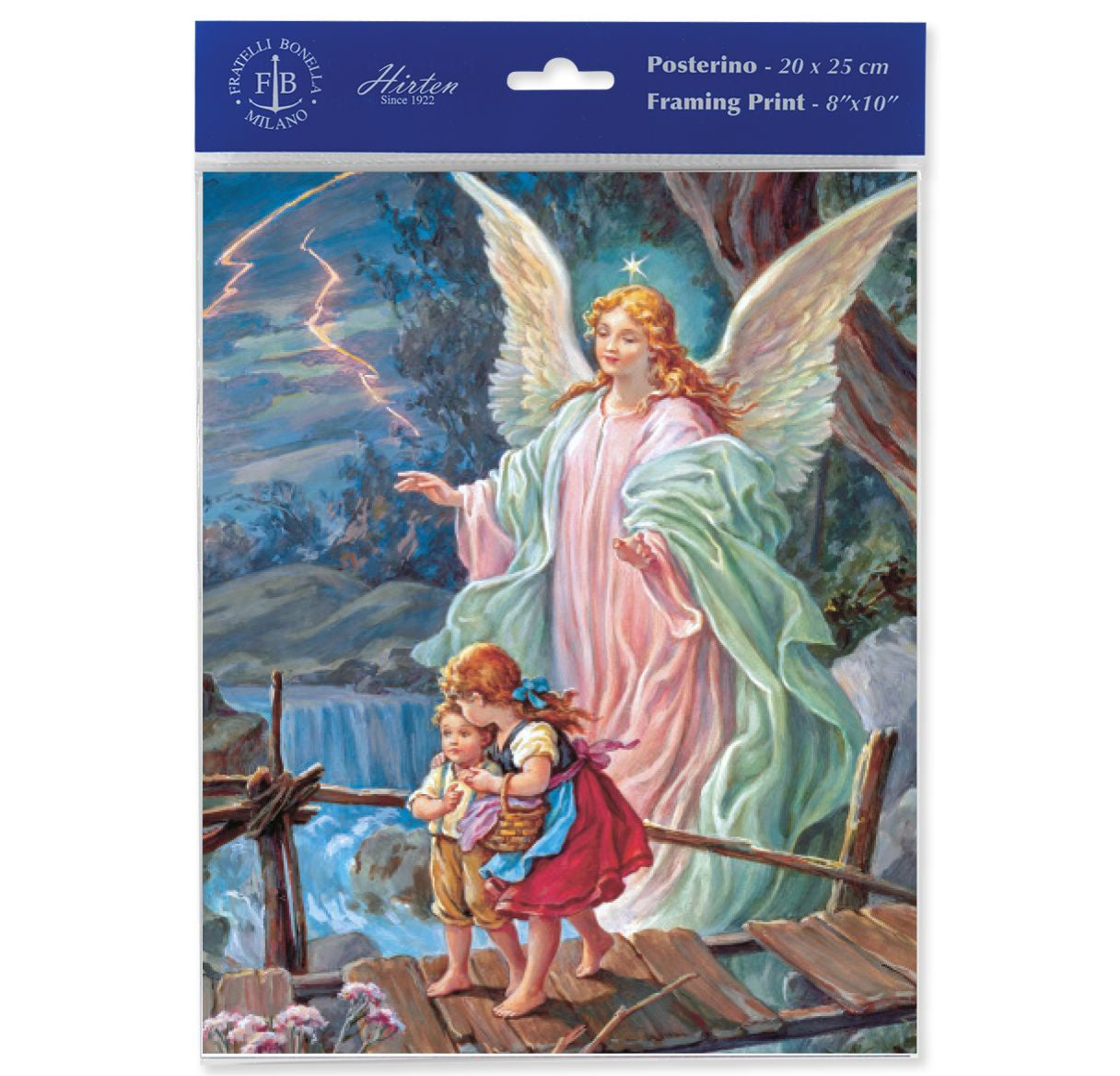 Guardian Angel Crossing the Bridge Print - 8 x 10