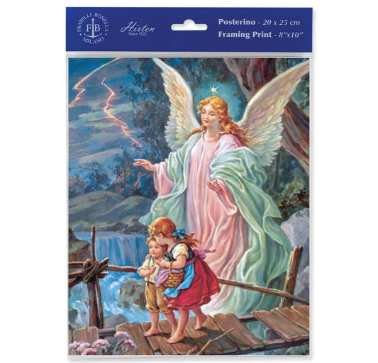 Guardian Angel Crossing the Bridge Print - 8 x 10"