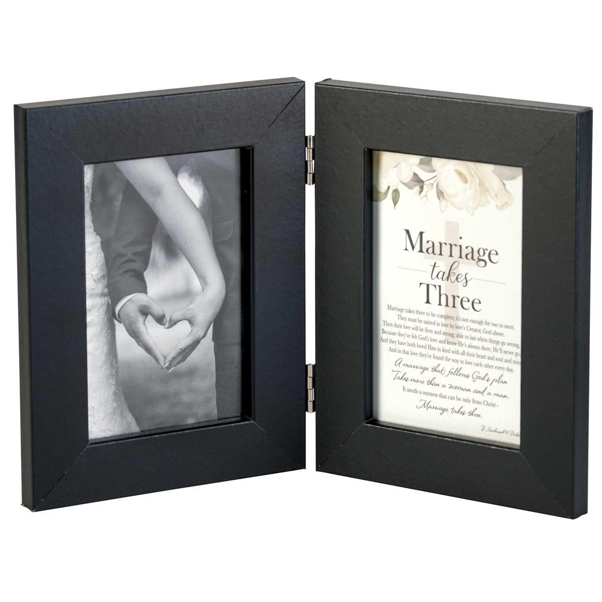 "Marriage Take Three" Double Wood Frame