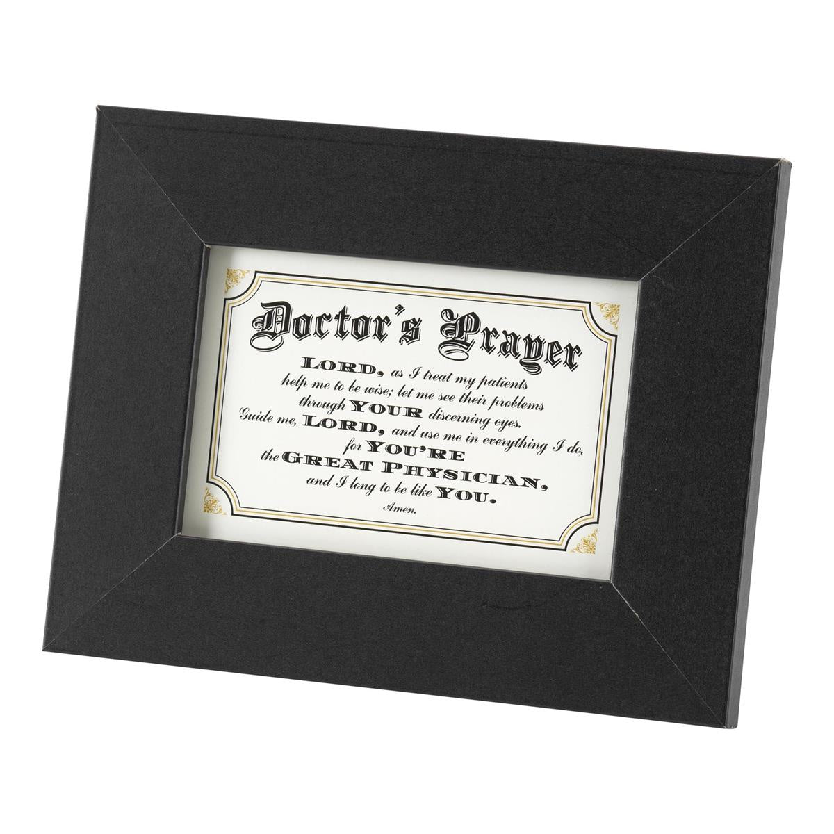 Doctor's Prayer and Photo Frame