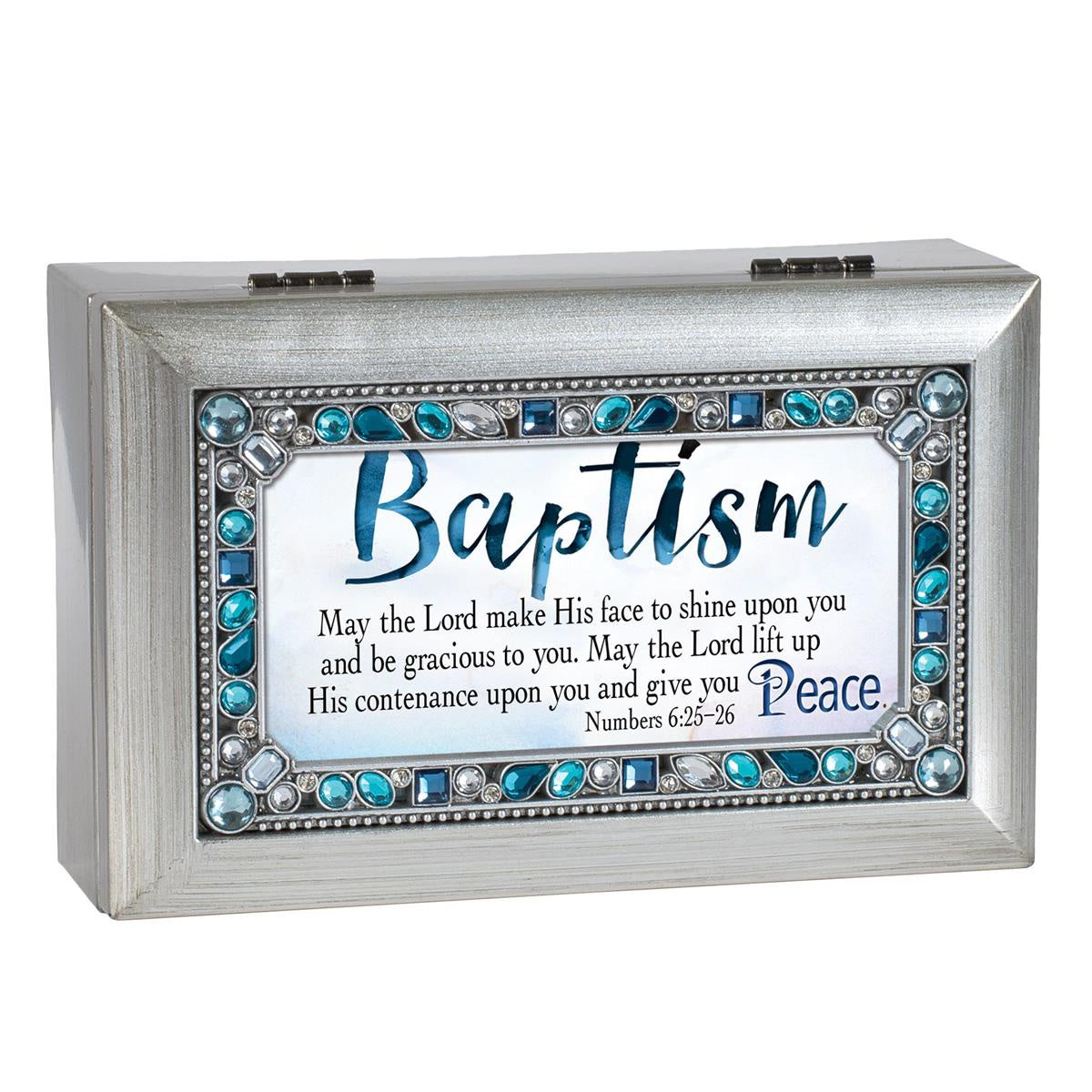 Baptism Music Box And Photo Frame