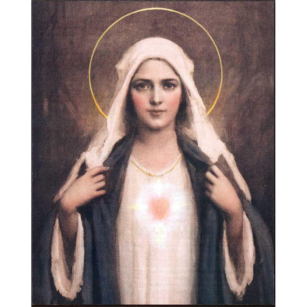 Immaculate Heart of Mary Wall Plaque - 8" x 10"