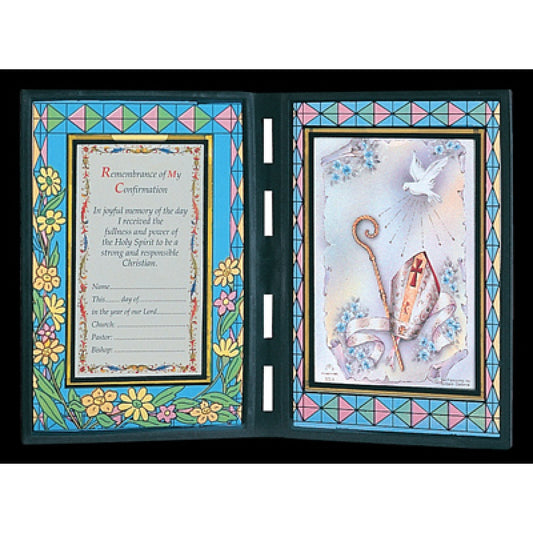 Remembrance of My Confirmation Stained Glass Frame