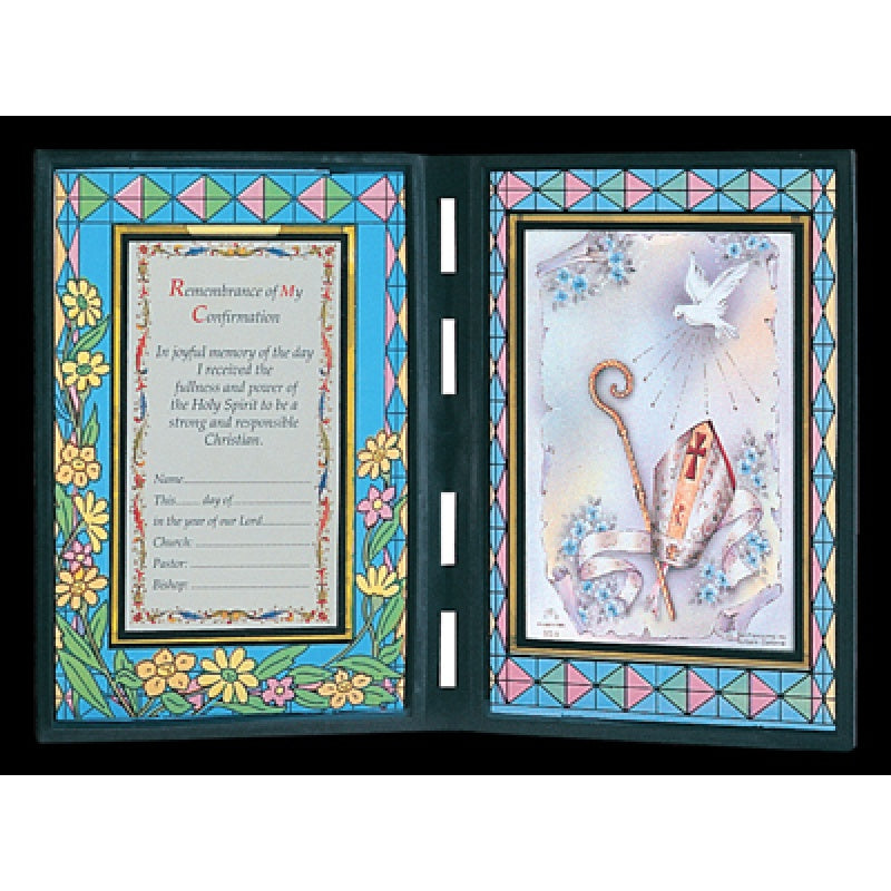Remembrance of My Confirmation Stained Glass Frame