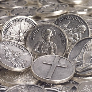 Pocket Tokens / Coins (Variants Include: Trinity, Mary, Angels, Saints, and More)