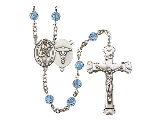 Aqua Austrian Crystal Nurse Rosary
