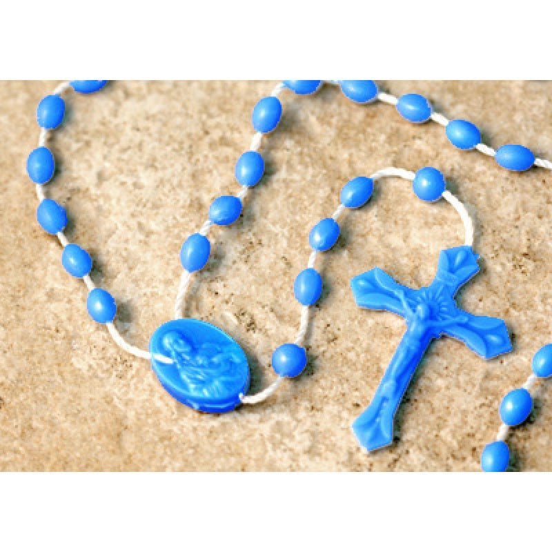 String Rosary With Plastic Beads