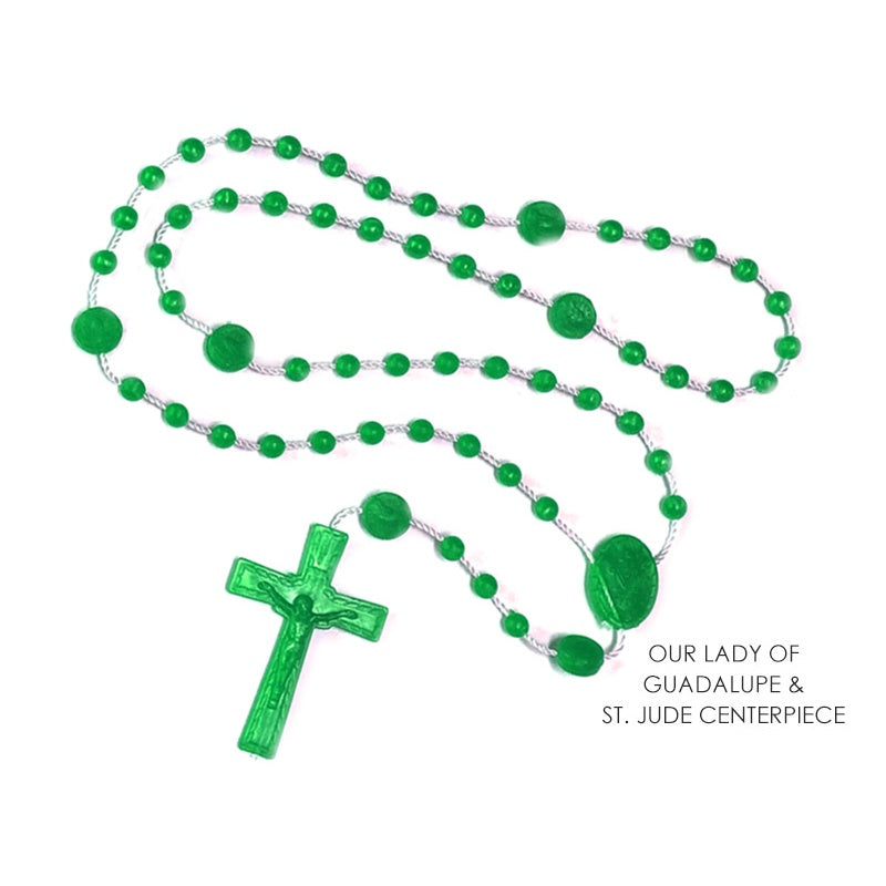 String Rosary With Plastic Beads