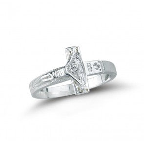 Sterling Silver Crucifix Ring (Size Variants)