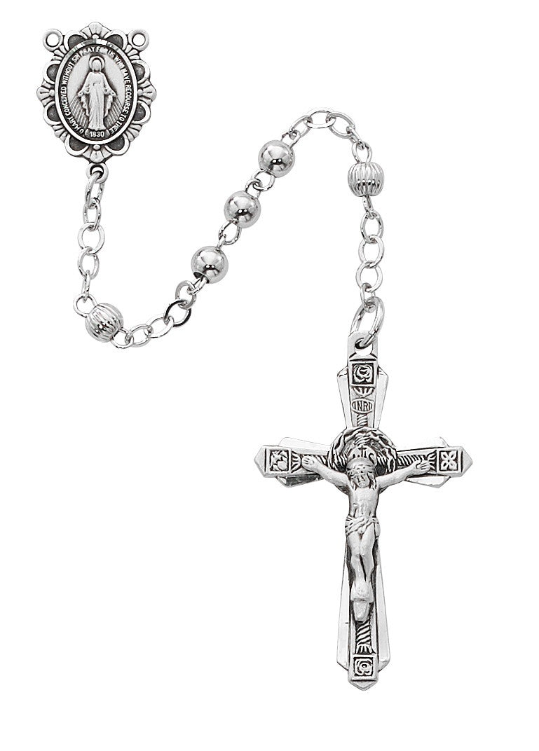 4mm All Sterling Rosary