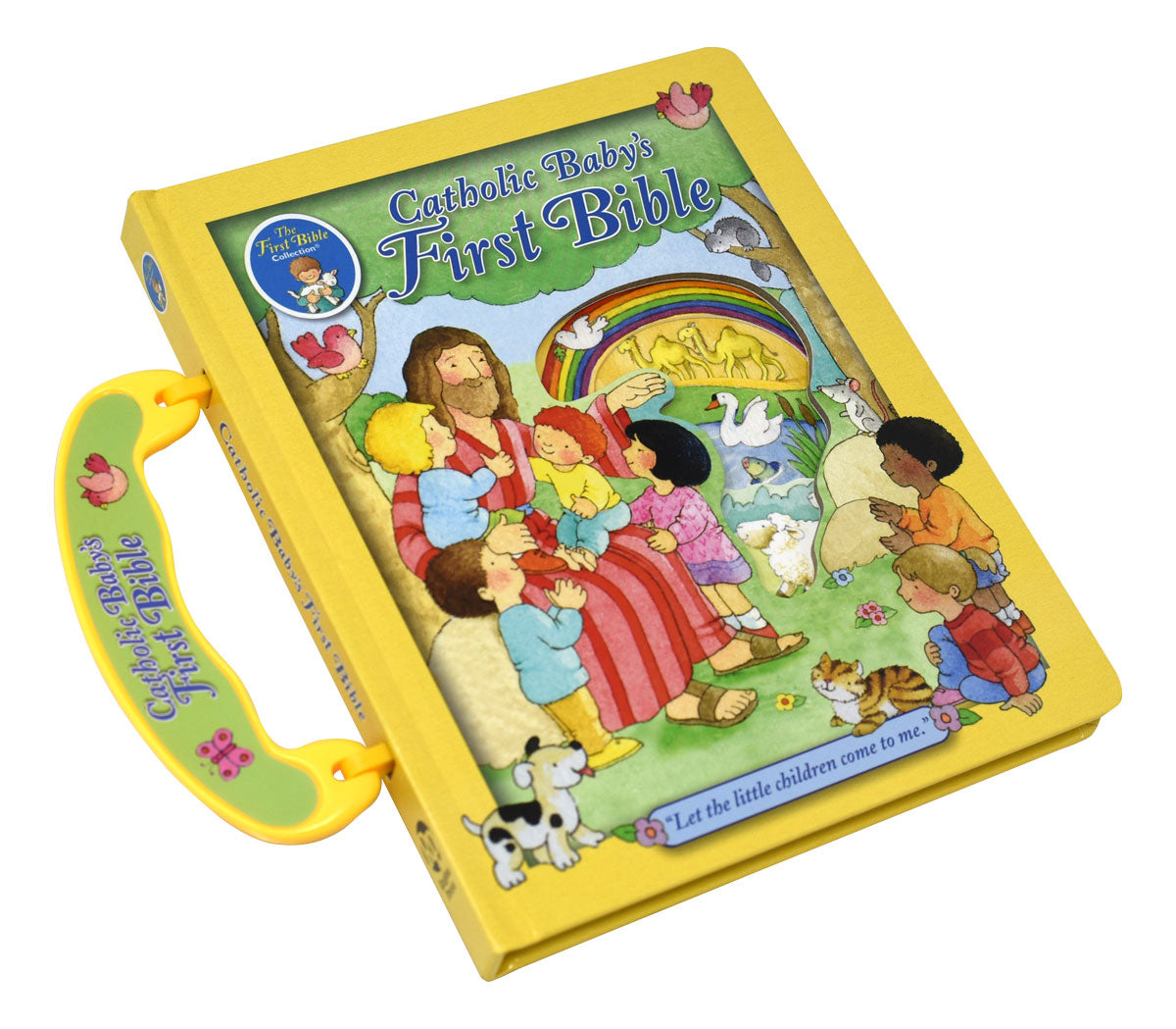 Catholic Baby's First Bible, Board Book With Handle - by Judith Bauer