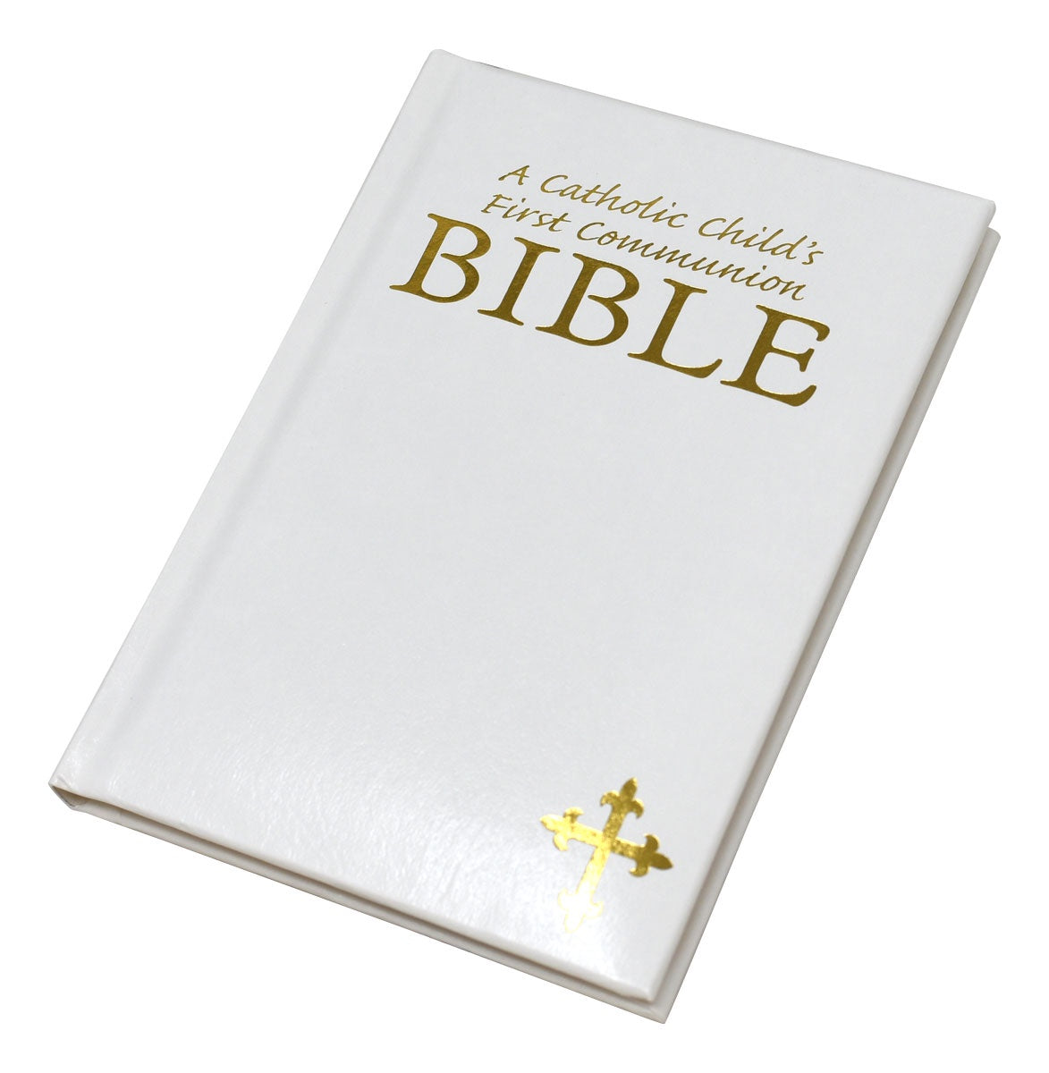 A Catholic Child's First Communion Bible - In White Or Burgundy Cover