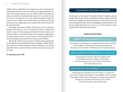 The Rosary in a Year Prayer Guide - by Fr. Mark-Mary Ames CFR