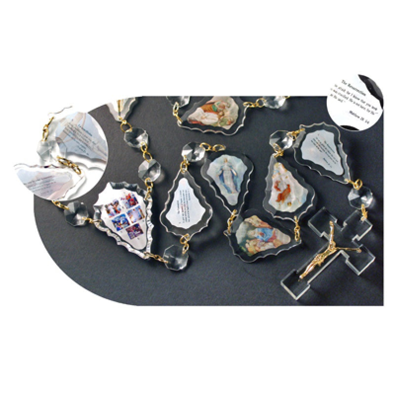 Wall Rosary with the Mysteries