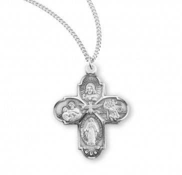 Four Way Cross Necklace
