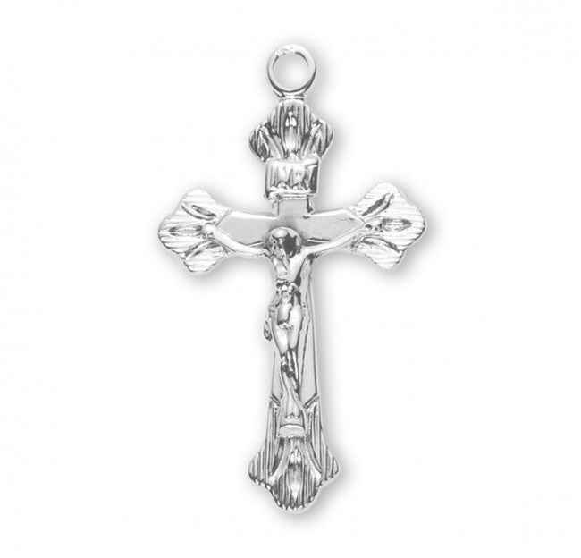 Flare tipped Sterling Silver Crucifix - 1819