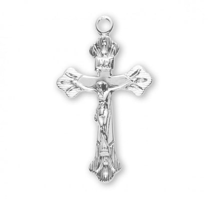 Flare tipped Sterling Silver Crucifix - 1819