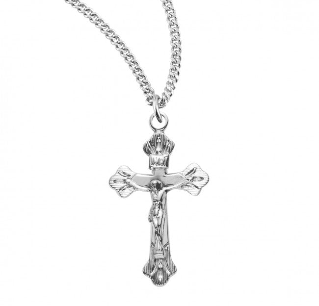 Flare tipped Sterling Silver Crucifix - 1819